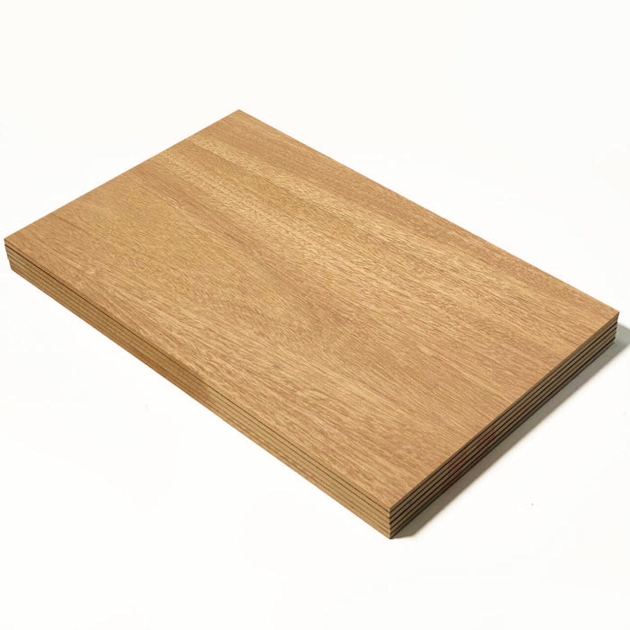 6mm or 3mm, 12”x19” Premium Unfinished or Finished Two Sided with MDF Core, Glowforge Ready | Walnut, Cherry, Maple, Red Oak, White Oak, Alder, Pine, Cedar, Sapele, Mahogany, Hickory, Bamboo